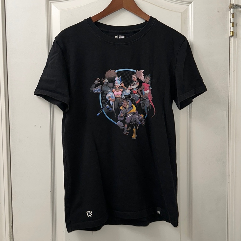 LOL League of Legends True Damage Paris Tour Tee Riot Games Shirt Black